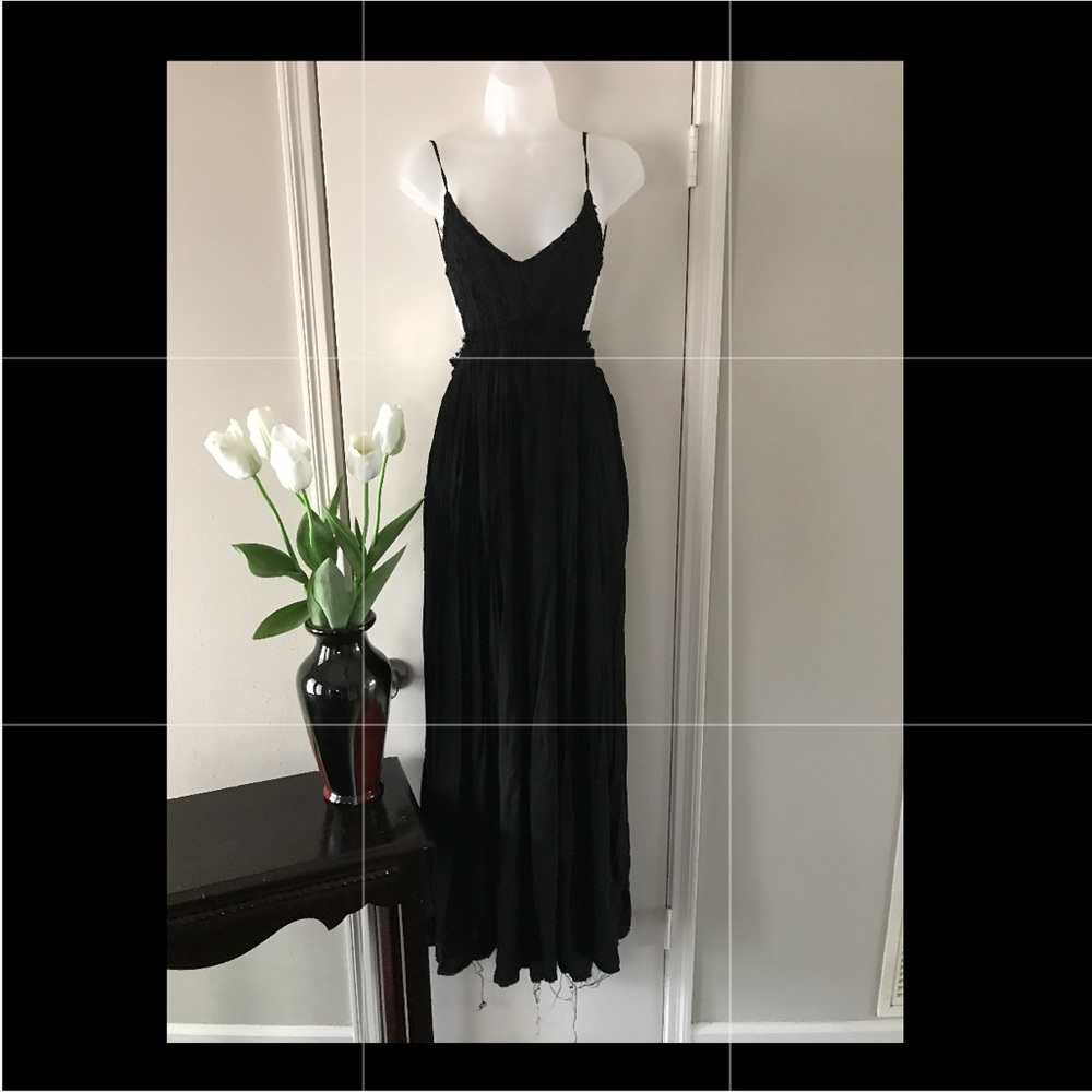 Black Deconstructed Maxi